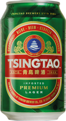 Tsingtao - Bier 330ml, Einweg inkl. 0,25€ Pfand