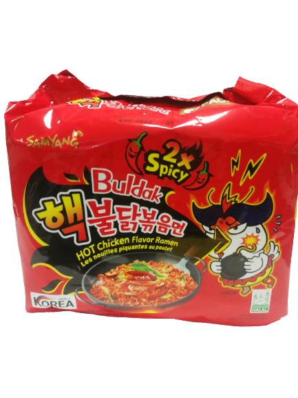 Samyang - Inst. Nudeln Hot Chicken 2x Spicy 5er Pack (5x140g)