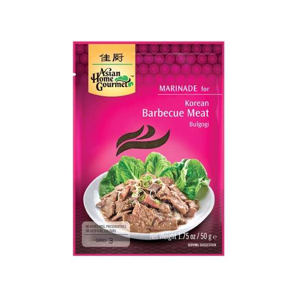 Asian Home Gourmet - BBQ Fleisch Bulgogi Marinade 50g