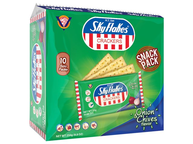 Sky Flakes - Cracker Zwiebel & Schnittlauch 250g 