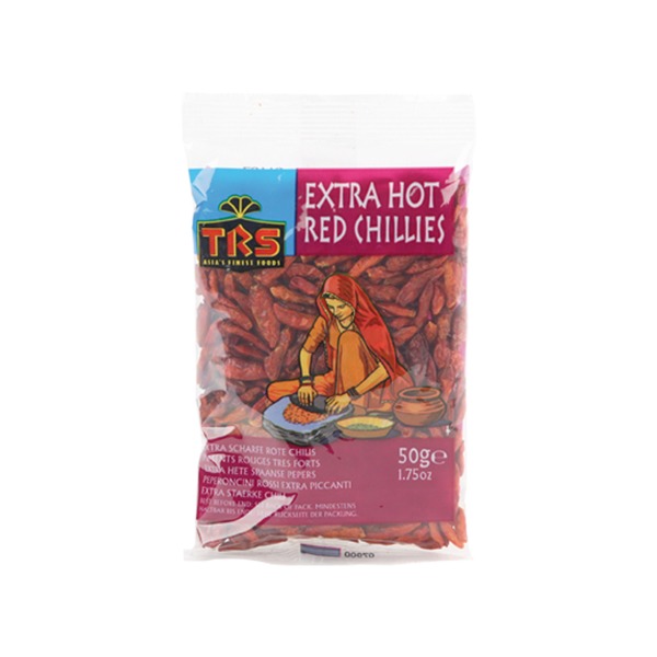 TRS - Getrocknete Chilischoten extra scharf (Extra Hot Red Chillies) 50g