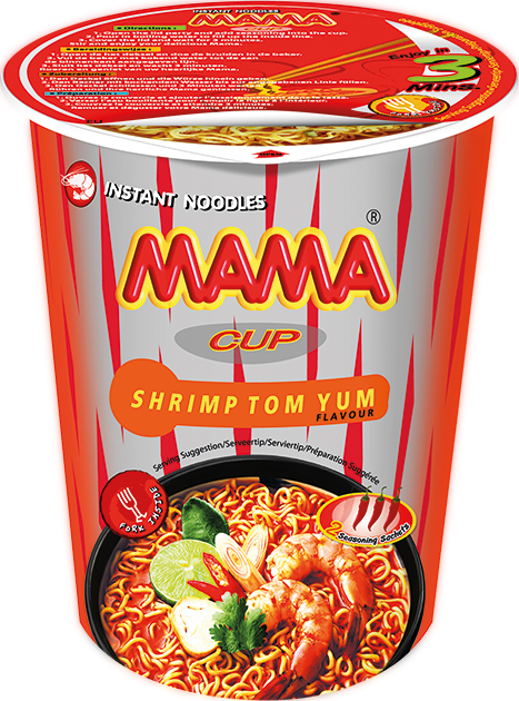 MAMA - Instant Nudeln Garnelen Tom Yum Cup 70g