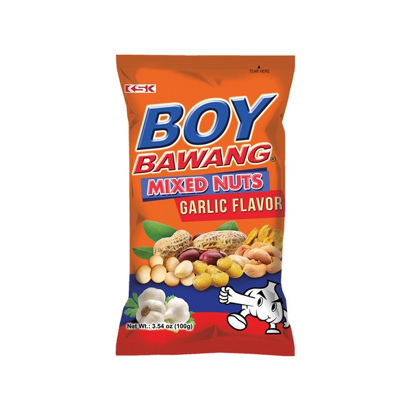 Boy Bawang - Gemischte Nüsse mit Knoblauchgeschmack 100g