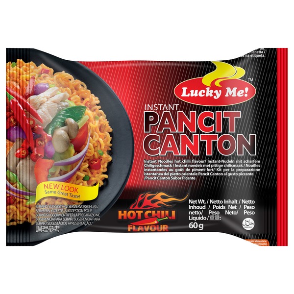 Lucky Me  - Instant Nudeln Chili Pancit Canton 60g
